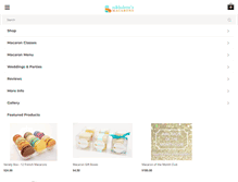 Tablet Screenshot of nikkolettesmacarons.com